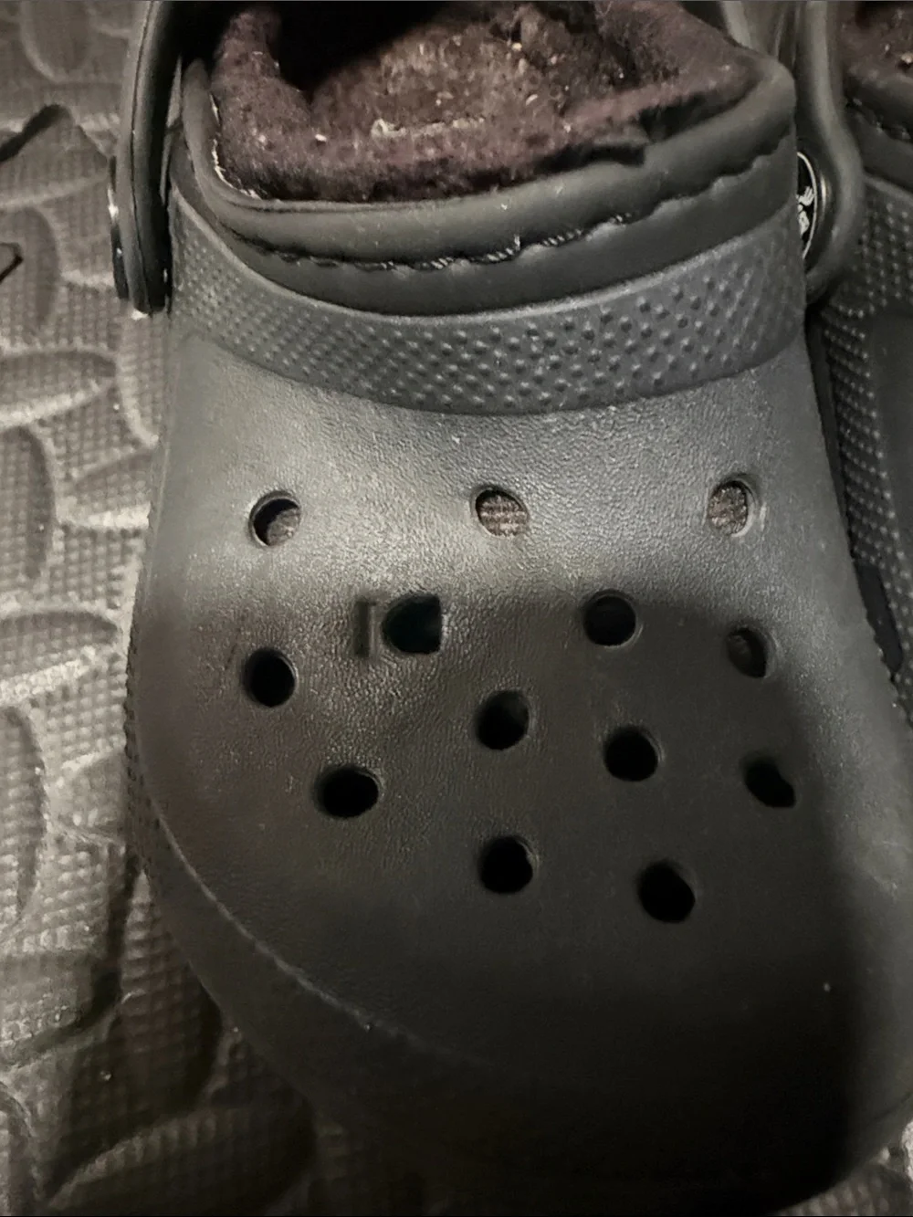 CROCS Kids Classic Lined Clog — Black